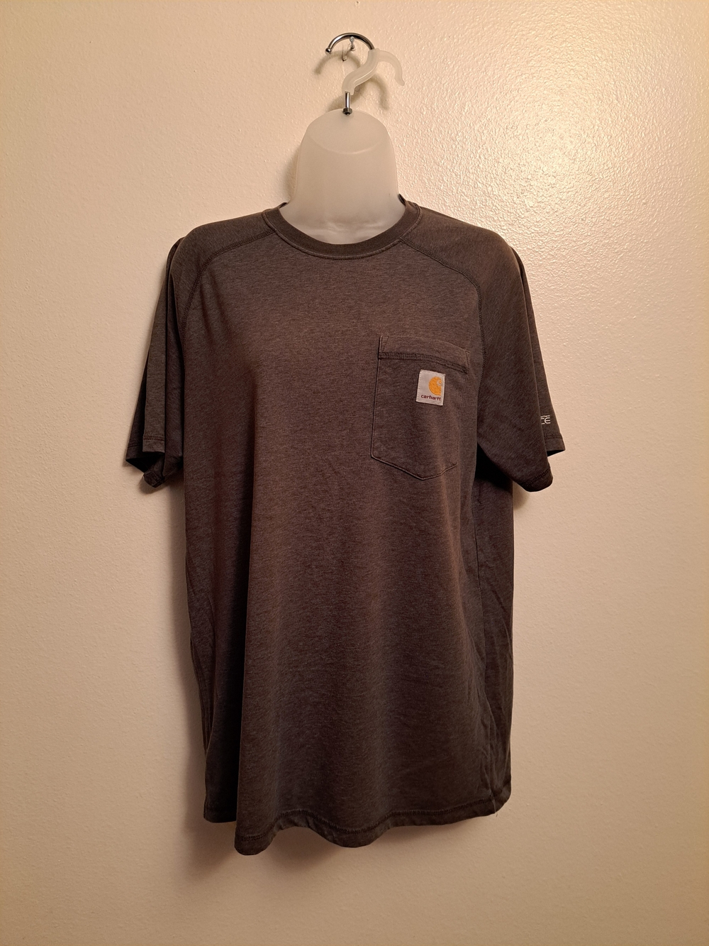 Carhartt Force Delmont Relaxed Fit Short-Sleeve Pocket T-Shirt With Logo